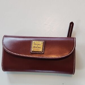 Dooney & Bourke Brown Leather Wallet